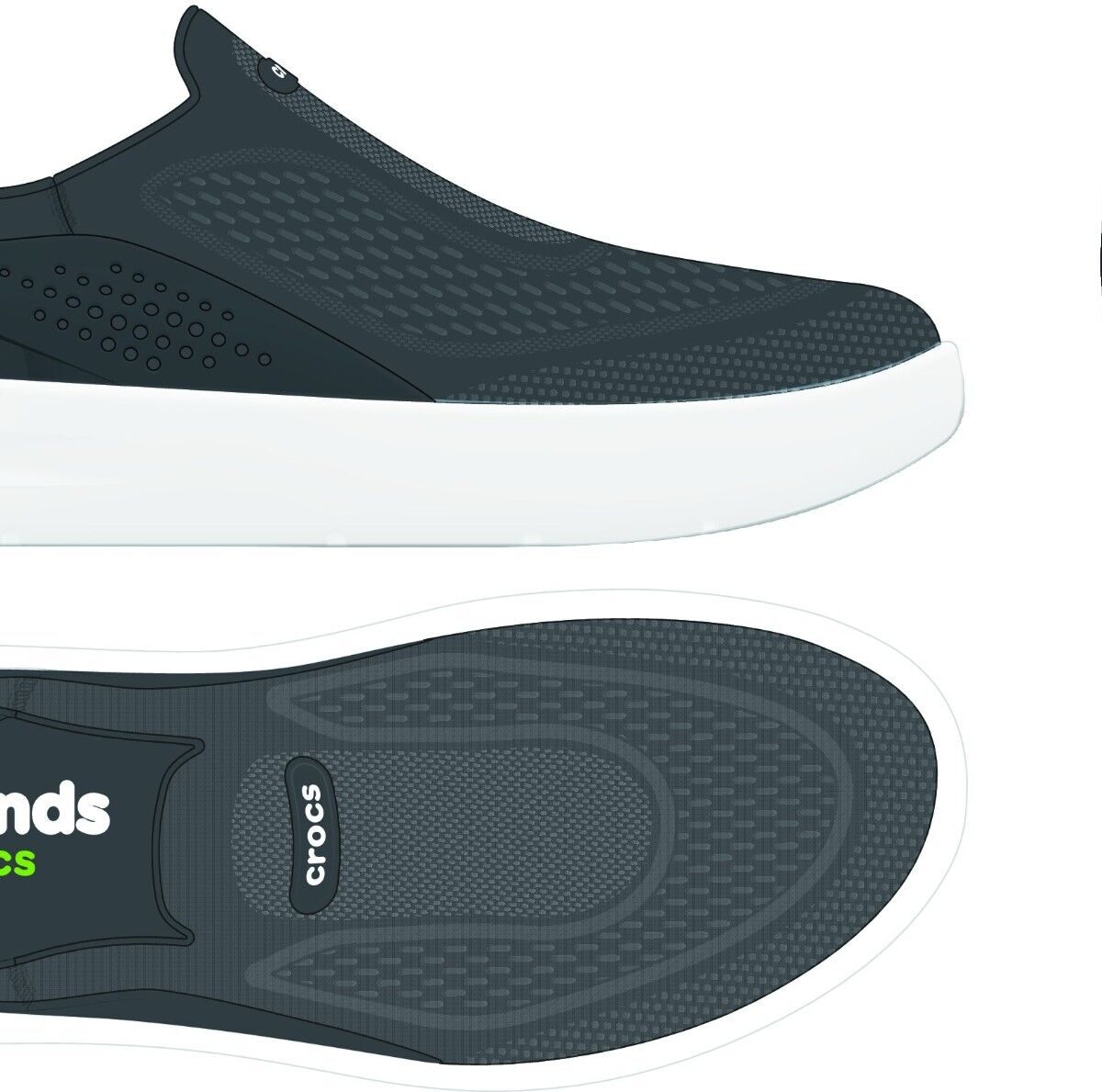 Crocs™ InMotion No Hands Slip On Carbon
