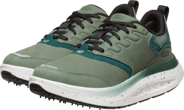9897cd6d4f4335ce4d9fcb349eb2b289 Keen Wk400 Leather Women's Dark Forest/Sea Moss