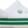 Crocs™ Crocband Clog Kid's 207005 White/Green Ivy