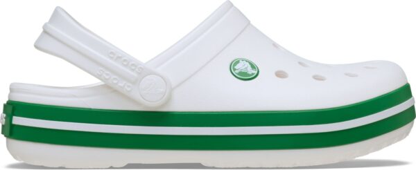 Crocs™ Crocband Clog Kid's 207005 White/Green Ivy