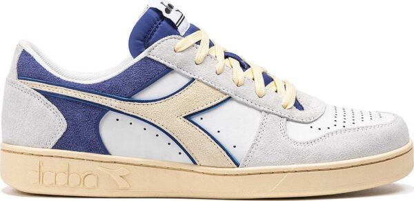9abd6dfa0ed0e86cc0a805cc856f3442 DIADORA Magic Basket Low Suede Leather White/Blue Eyes