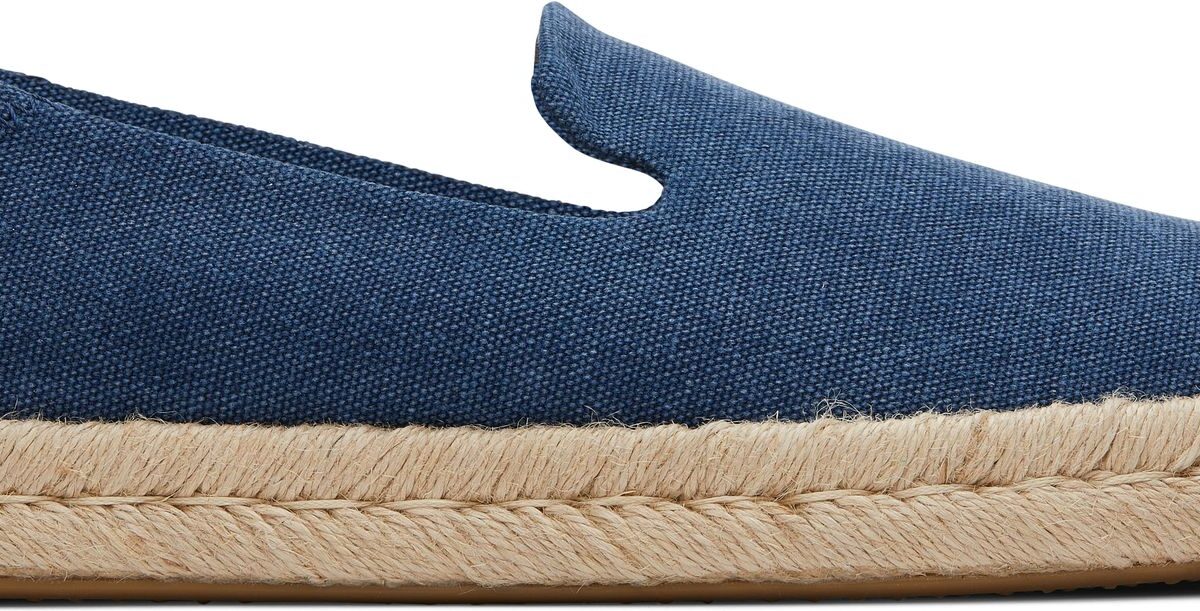 9b9be0f9059a6d43f8755d683ee69aab TOMS Recycled Cotton Canvas Men Santiago Navy
