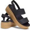 Crocs™ Brooklyn Low Wedge Womens Black/Cashew