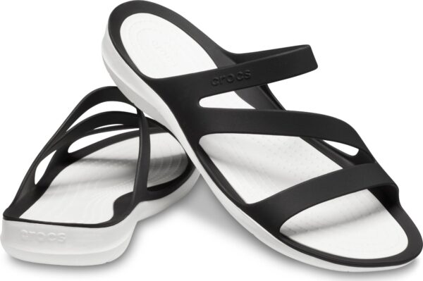 Swiftwater Sandal W Crocs™ Women's Swiftwater Sandal Black/White