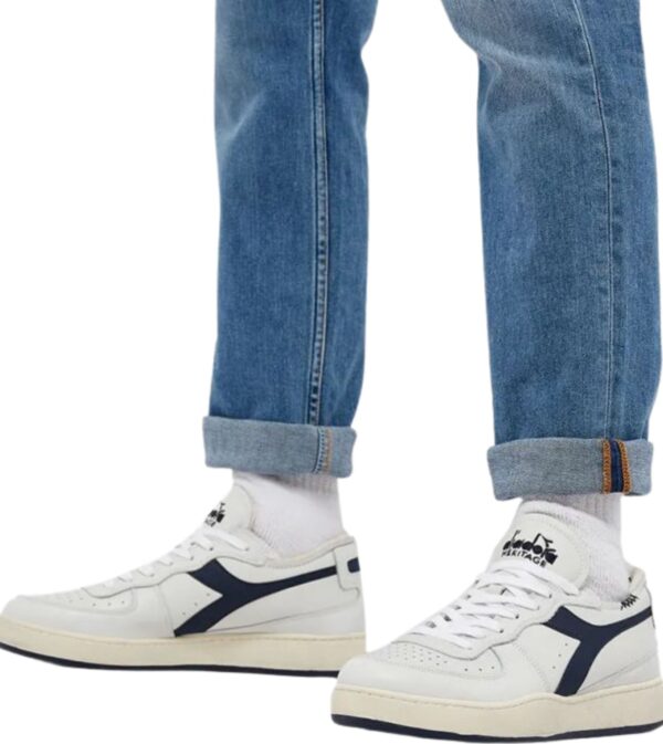 9bc6bb8934a40a49c785a55d400be6d4 DIADORA Mi Basket Row Cut White/Blue Corsair