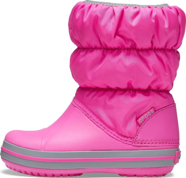 9c8a6dd9fbfe219da27751629f35dbdb Crocs™ Kids' Winter Puff Boot Electric Pink/Light Grey