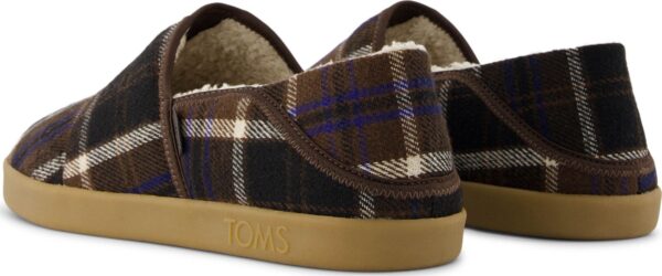 TOMS COZY PLAID MEN'S SLIPPER 10021275 Brown