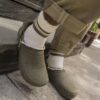 9d501719fb60ff3ad88e8df613c766fc Crocs™ Classic Crafted Vegan Suede Clog Army Green