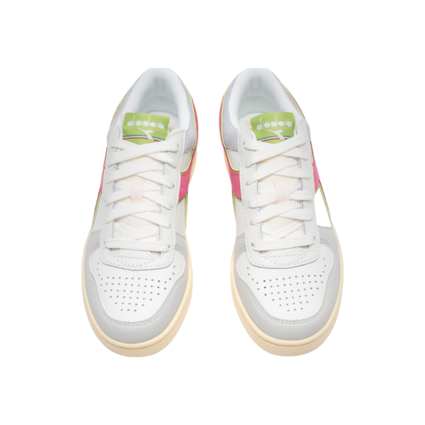 9d8ba47aaae42e45635a2984de028c60 DIADORA Magic Basket Low Women's White/Lunar Rock