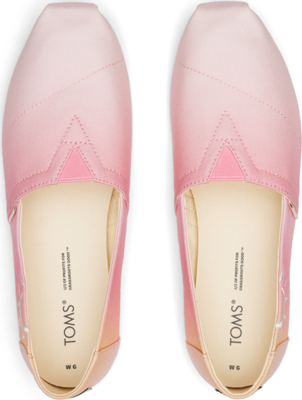 TOMS Canvas Women's Alpargata Candy Pink Ombre