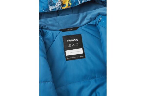 REIMA Puhuri 5100116B žieminis kombinezonas (Mėlynas/Kamaziukai)