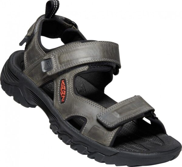 a104abdb00422ae11e1b936cd35741b3 Keen TARGHEE III OPEN TOE SANDAL MEN Grey/Black