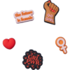 Crocs™ Crocs GIRL POWER PIN BACKER 5-PACK G0877700-MU Crocs GIRL POWER PIN BACKER 5-PACK G0877700-MU