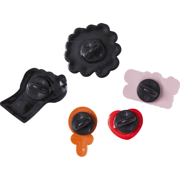 Crocs™ Crocs GIRL POWER PIN BACKER 5-PACK G0877700-MU Crocs GIRL POWER PIN BACKER 5-PACK G0877700-MU