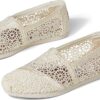 a5607af7ae47b5fcbd6a59932c3fedab TOMS Moroccan Crochet Women's Classic Alpargata Natural 10016241