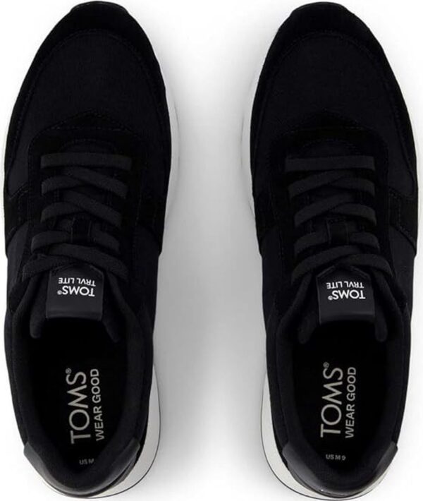 a5925135bc9e4926d34056416899f612 TOMS WATER REPELLANT SUEDE/VINTAGE TWILL MEN'S SNEAKER Black