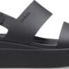 Crocs™ Brooklyn Low Wedge Womens Black/Black