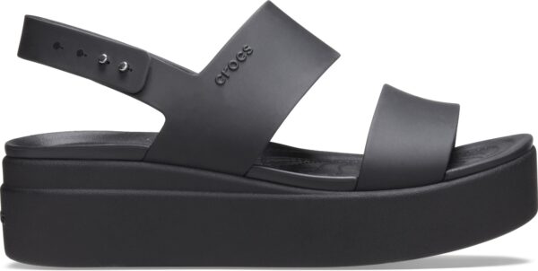 Crocs™ Brooklyn Low Wedge Womens Black/Black