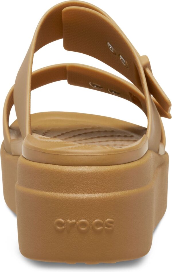 Crocs™ Brooklyn Sandal Low Wedge Women's Umber
