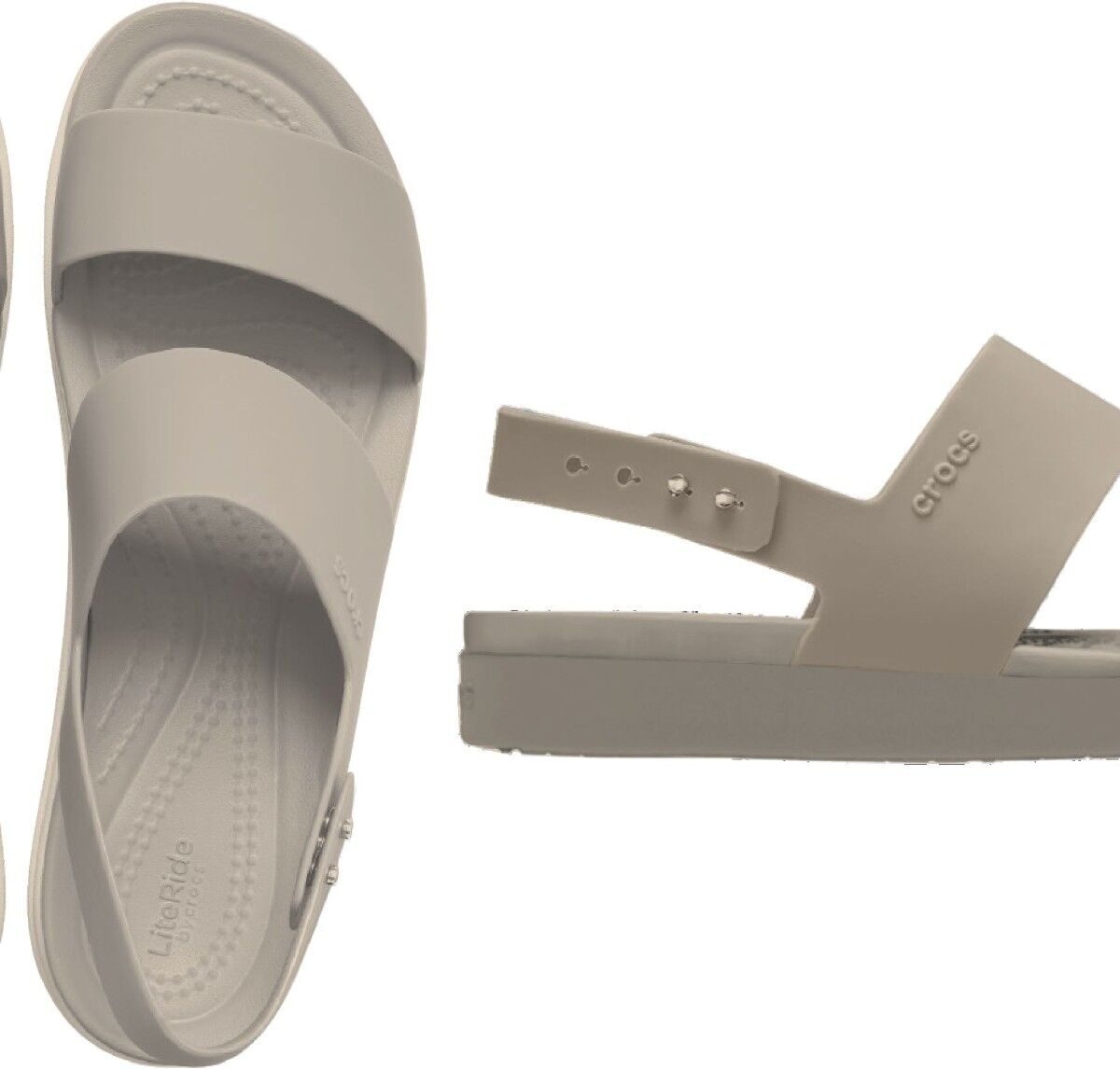 Crocs™ Brooklyn Backstrap Low Frappe