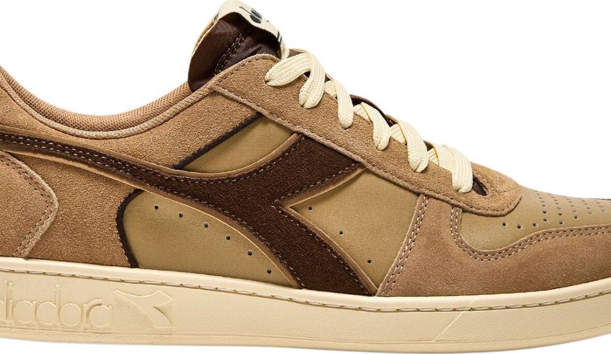 DIADORA Magic Basket Low Suede Leather Beige Croissant