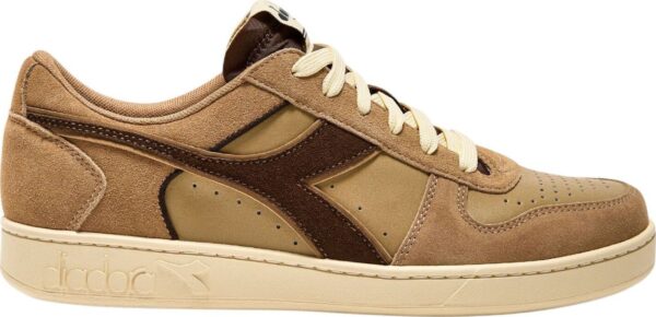 aa4845b3c9d3f243b05df794213707c3 DIADORA Magic Basket Low Suede Leather Beige Croissant