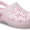 ab92f2b7e781fd3a25987c048eec200d Crocs™ CLASSIC FLORAL CUT OUT CLOG Pink Milk