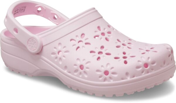 ab92f2b7e781fd3a25987c048eec200d Crocs™ CLASSIC FLORAL CUT OUT CLOG Pink Milk