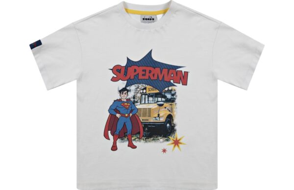 abdf8dac914bf50e91e8ab2468faea90 DIADORA JU.T-SHIRT SS SUPERHEROES Optical White/Princess Blue