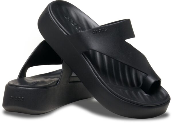 Crocs™ GETAWAY PLATFORM TOE LOOP Black