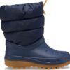 Crocs™ Classic Neo Puff Boot Kid's 207684 Navy/Gum