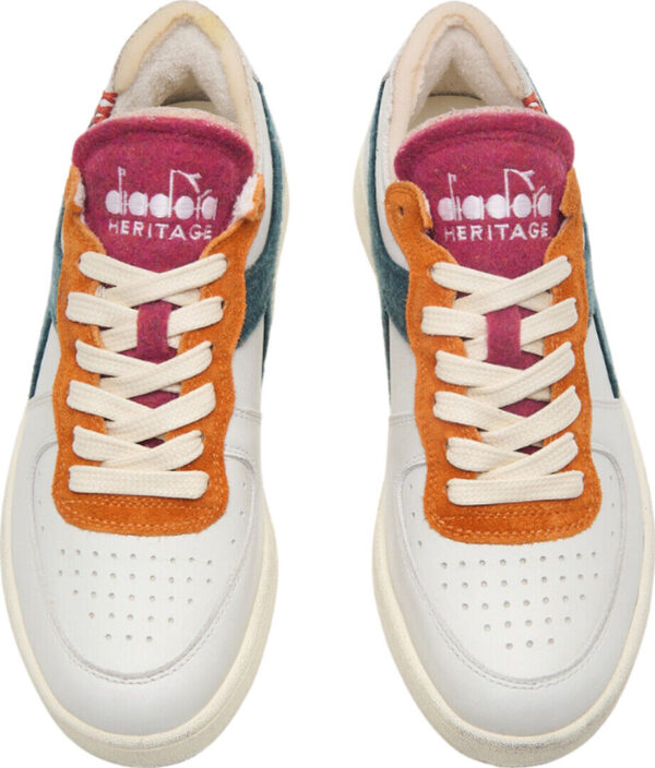 ac40d3bcea5846e37ca104d544fbaadd DIADORA Mi Basket Row Cut Tennis White/Eden