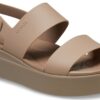 Crocs™ Brooklyn Low Wedge Womens Latte/Mushroom