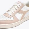 ad11564243d7ef2f0997f38d3a078c80 DIADORA Magic Basket Low Leather Wn White/Whisper Pink
