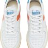 ae9c69724def5fea632e8f5813c2ee15 DIADORA Mi Basket Low Used White/Orange Peel