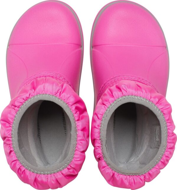 b0564edeb907b0bd4bd49d1c9a8abb5c Crocs™ Kids' Winter Puff Boot Electric Pink/Light Grey