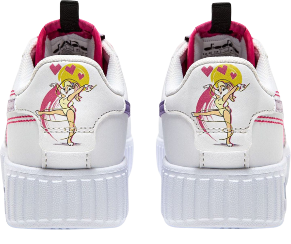 b0728704feccdf7b62c27e3f7f71534b DIADORA GAME STEP P PS LOLA LABEL White/Violet Iris