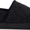 TOMS COZY TWILL MEN'S SLIPPER 10021377 Black