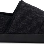 TOMS COZY TWILL MEN'S SLIPPER 10021377 Black