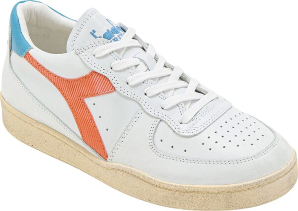 b1663cd1789fe70701e232de646154ed DIADORA Mi Basket Low Used White/Orange Peel