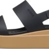 Crocs™ Brooklyn Low Wedge Womens Black/Cashew