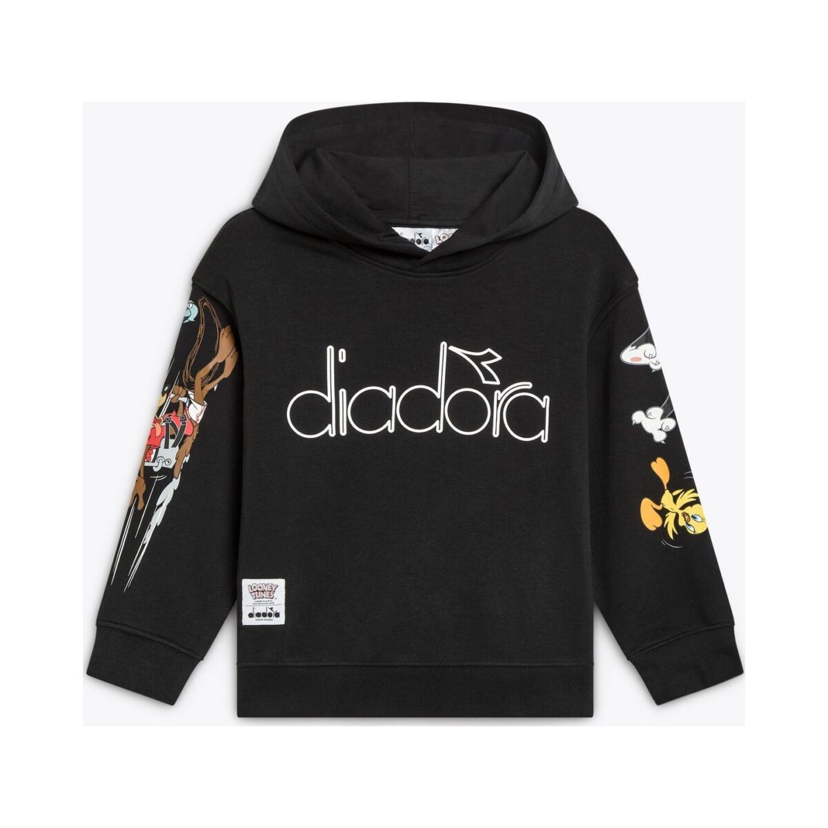 DIADORA JU.HOODIE TEAM Black