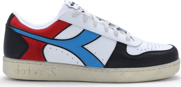 b2124048bc6f220380c7908aa7331ab1 DIADORA Magic Basket Low Icona White/Black/Malibu Blue