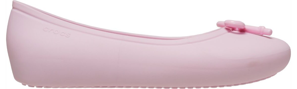 Crocs™ Brooklyn Bow Flat Ballerina Pink