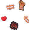Crocs™ Crocs GIRL POWER PIN BACKER 5-PACK G0877700-MU Crocs GIRL POWER PIN BACKER 5-PACK G0877700-MU