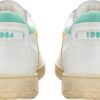 b2456740c4e62ea2c5d4b2aa13bb3c58 DIADORA Mi Basket Low Used White/Yellow Croms