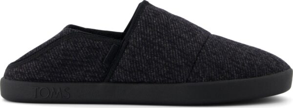 TOMS COZY TWILL MEN'S SLIPPER 10021377 Black
