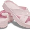 b5191460edff7153aa47047c01c15604 Crocs™ WOMENS CROSS STRAP Pink Milk