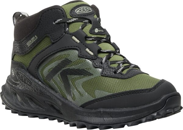 b59fd4a246a1e46fd4d278ec95b39e35 Keen Zionic Mid Wp Kid's 1031137 Black/Bronze Green