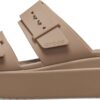 b65634428574e64fd864519a0c6aefc3 Crocs™ Brooklyn Sandal Low Wedge Women's Latte